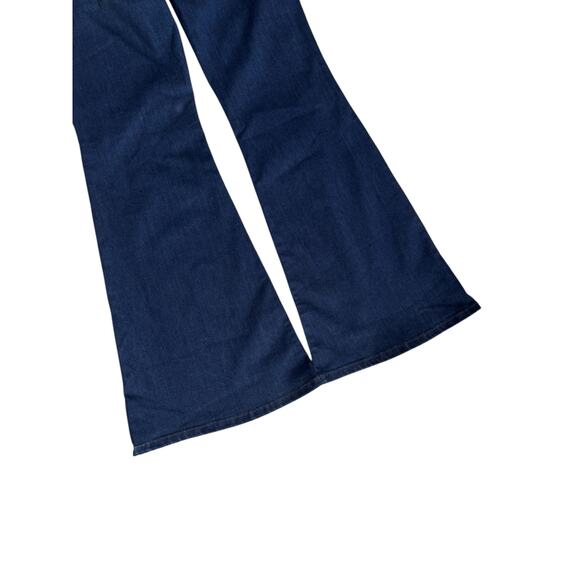 Ella Moss Pull On Flare Jeans 10/30 x 33 Dark Wash Bell Bottoms Western Boho - Picture 9 of 14